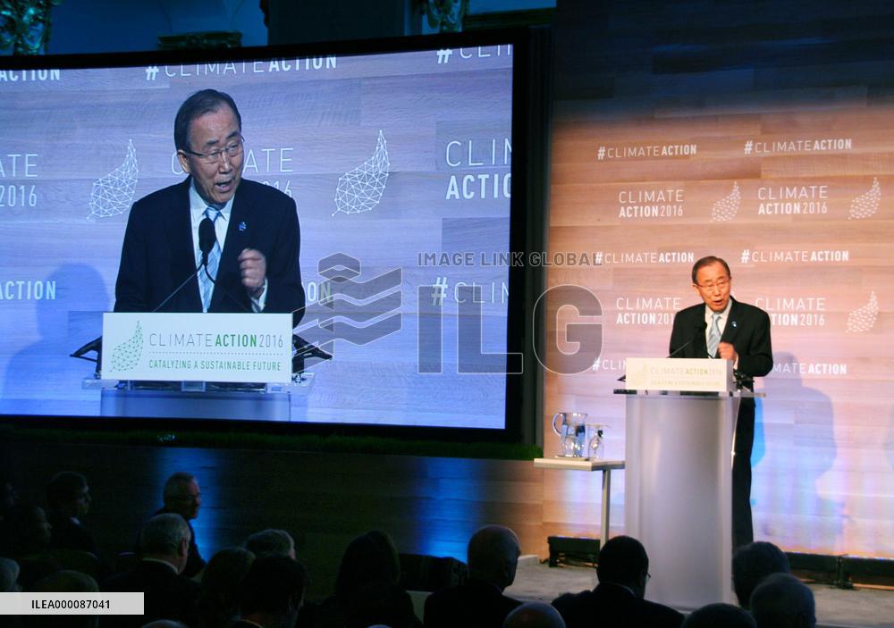 U.N. chief seeks action from all sectors to tackle global warming