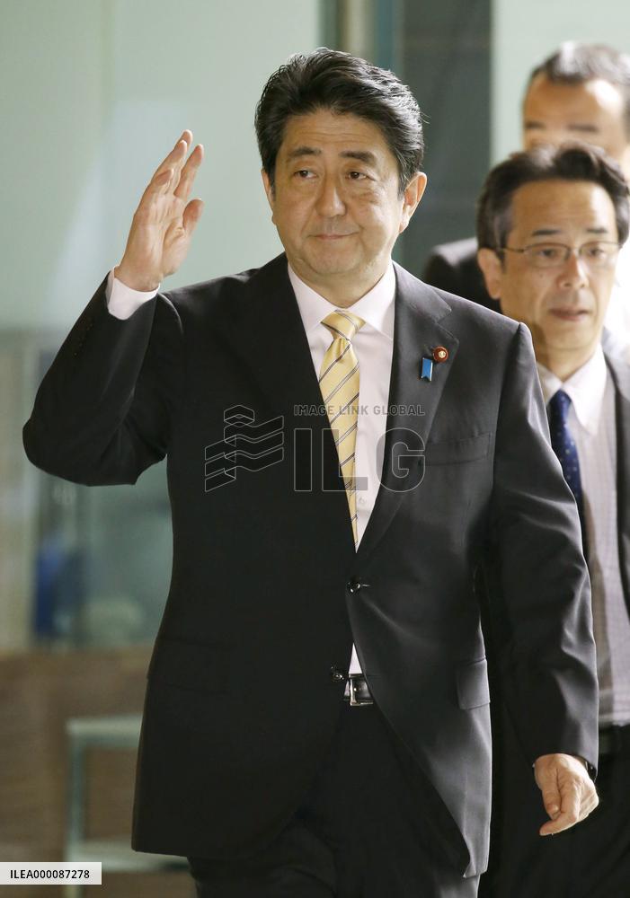 Abe eyes G-7 condemnation of N. Korea over nuclear, missile programs