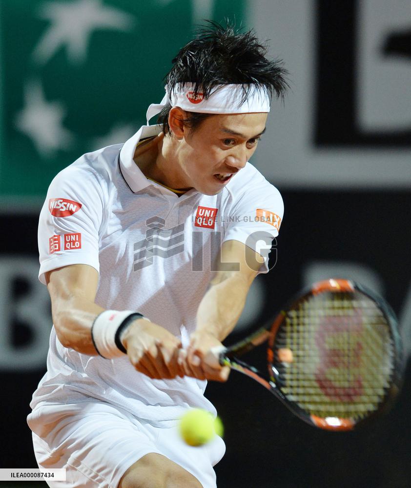 Battling Nishikori knocked out of Italian Open semis