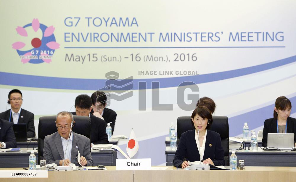 G-7 environment ministerial meeting begins, climate in spotlight
