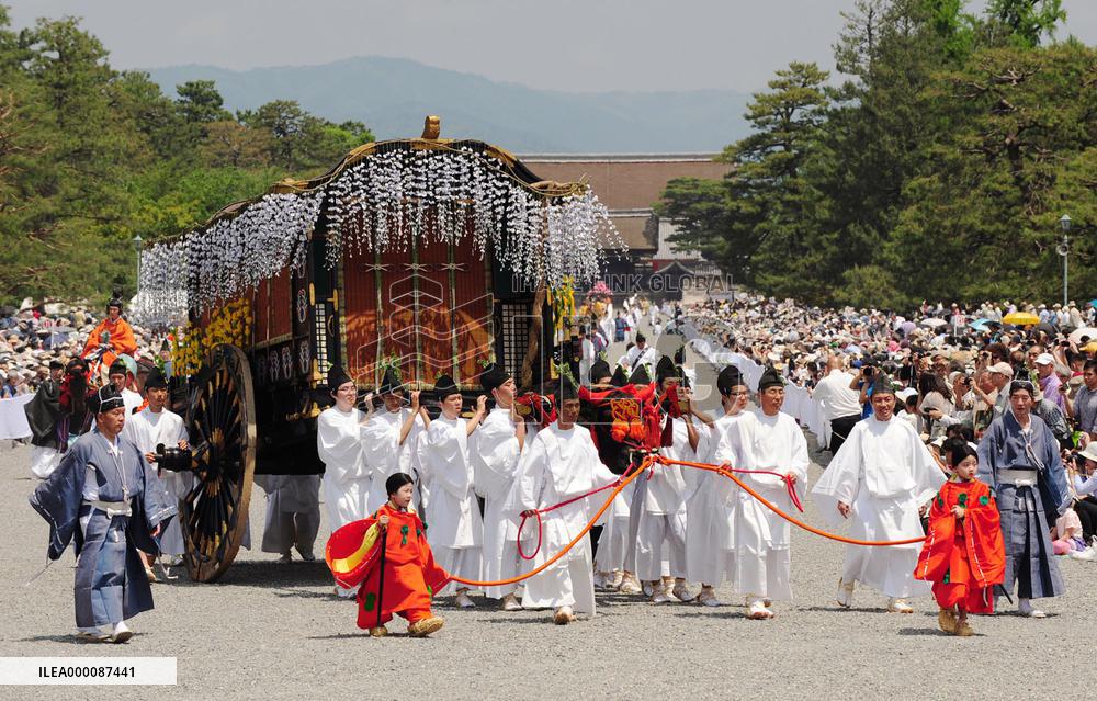 Annual Aoi festival held in Kyoto