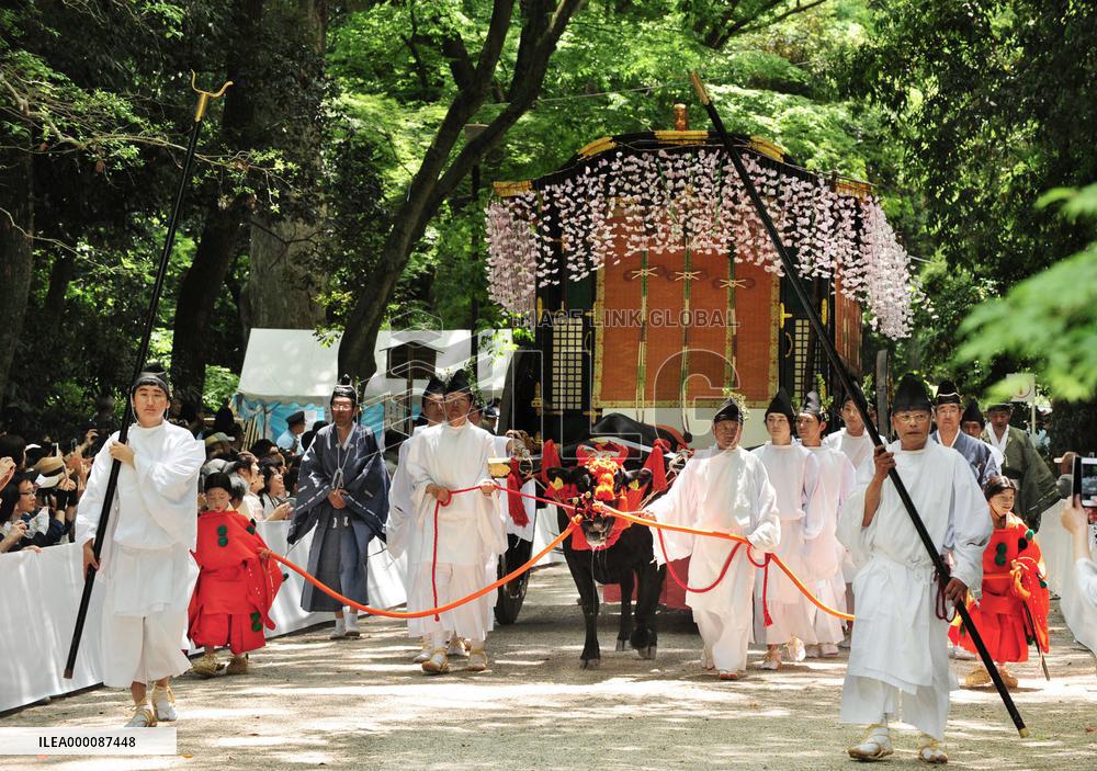 Annual Aoi festival held in Kyoto