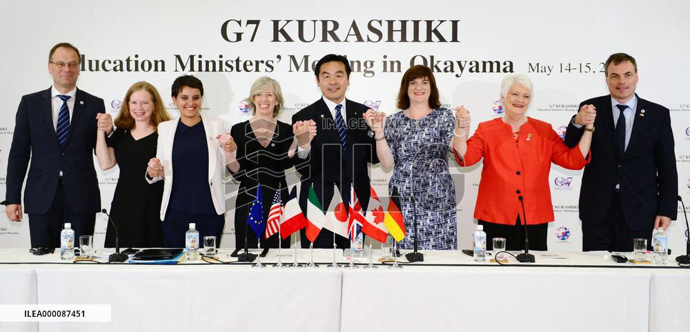 G-7 ministers pledge to address int'l issues through education