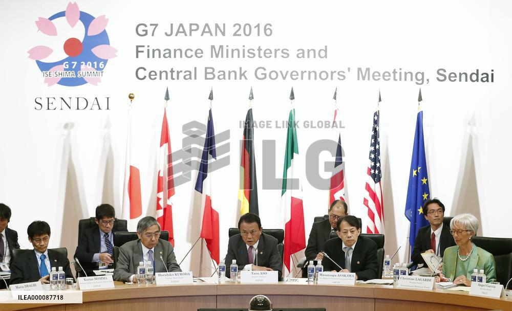 1st day of G-7 finance chiefs' meeting