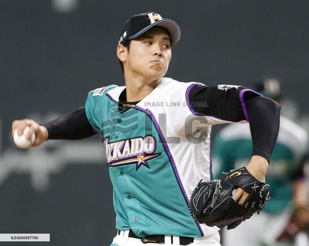 Baseball: Otani blanks Eagles over 6 in Fighters' win
