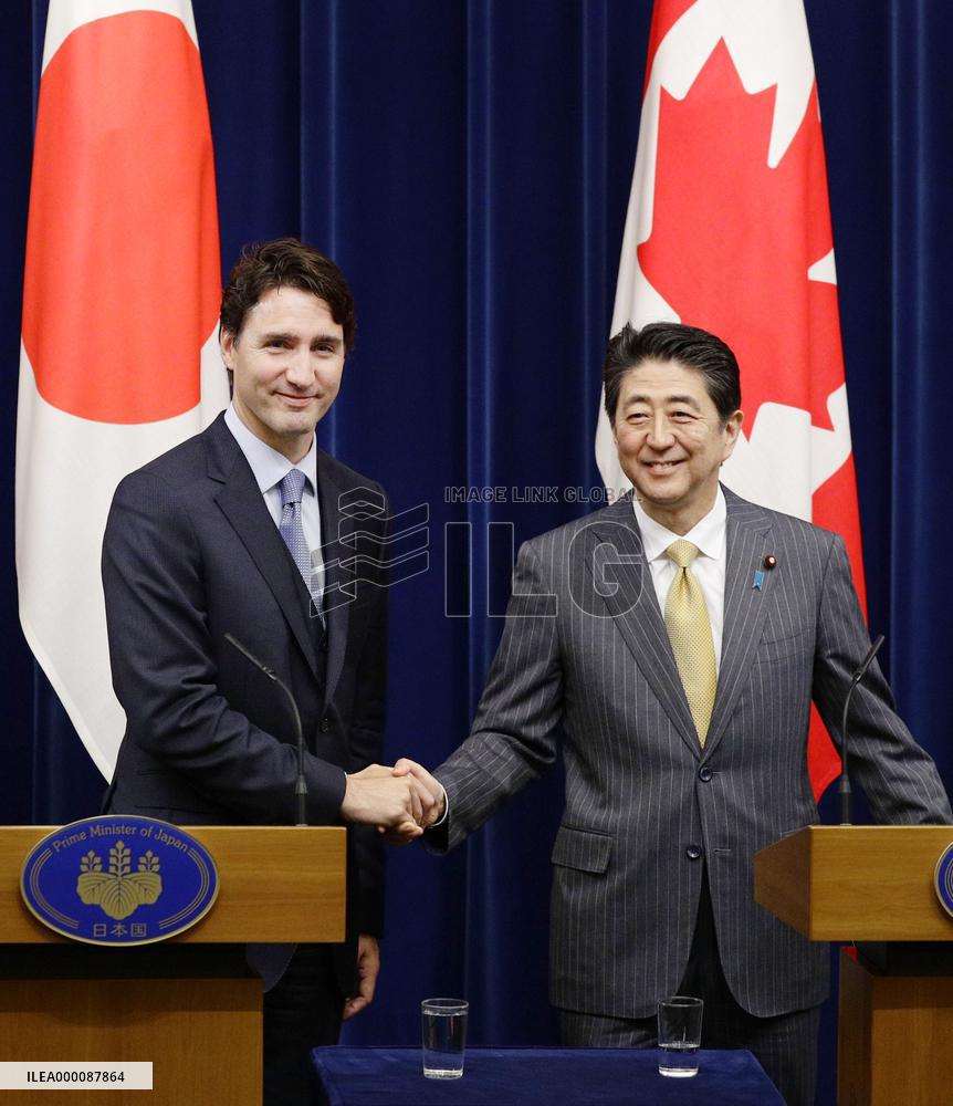 Canadian, Japanese prime ministers meet ahead of G-7 summit
