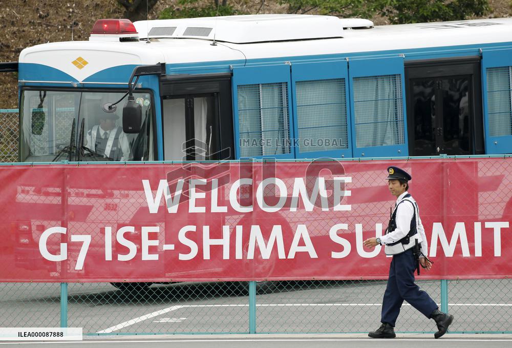 Security tight ahead of G-7 summit