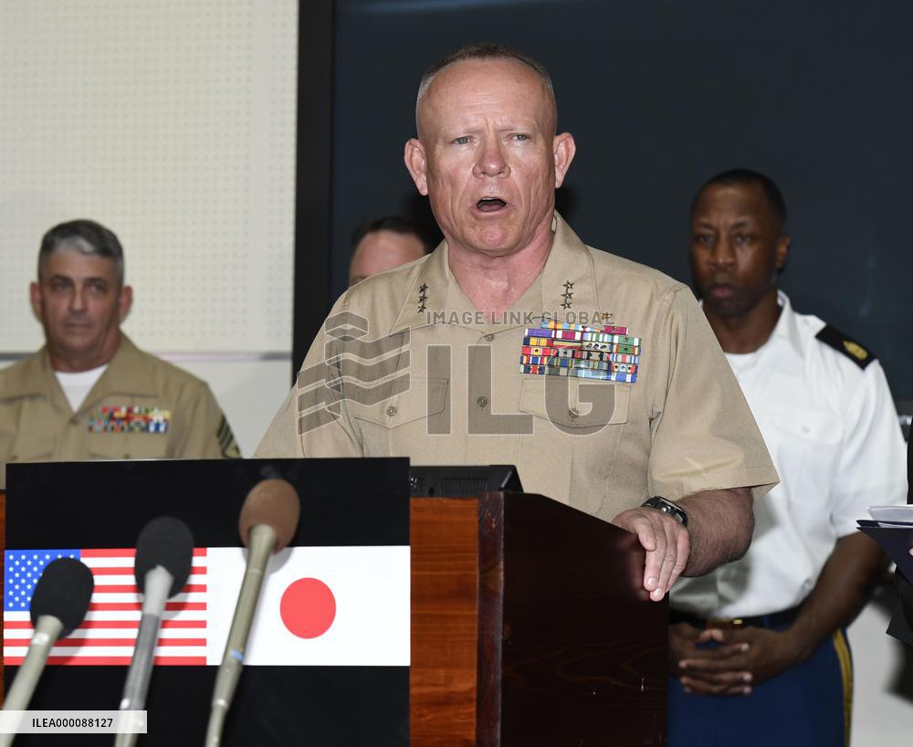 U.S. Okinawa chief states shock at woman's death, explains new steps