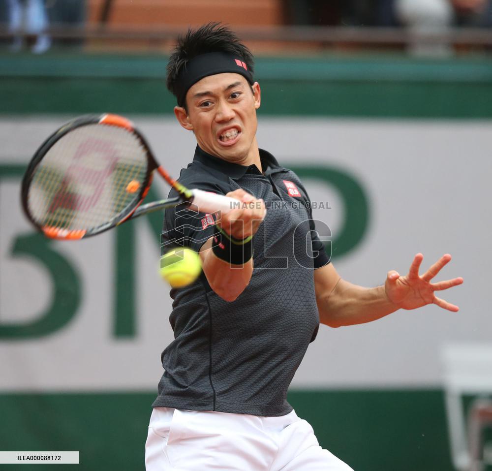 Nishikori defeated in French Open 4th round