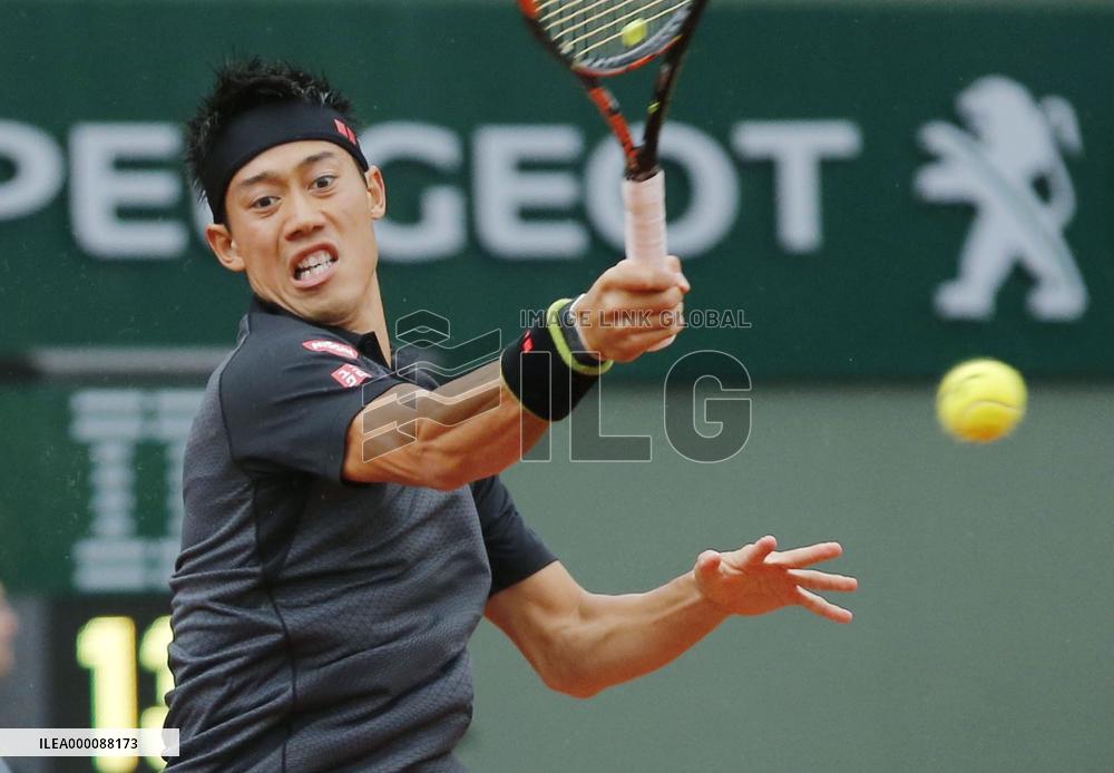 Nishikori defeated in French Open 4th round
