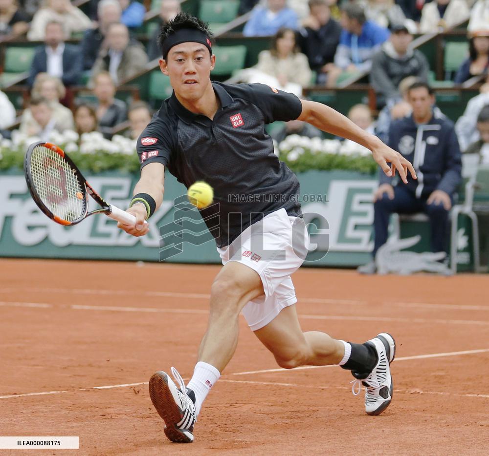 Nishikori defeated in French Open 4th round