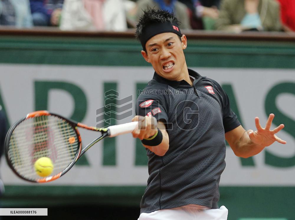 Nishikori defeated in French Open 4th round