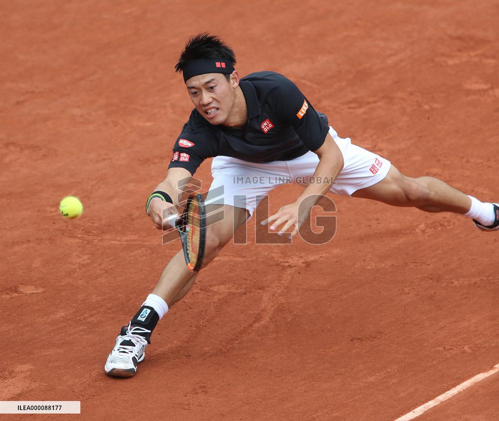Nishikori defeated in French Open 4th round