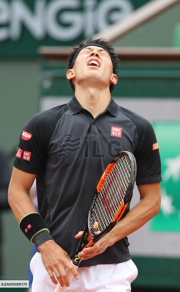 Nishikori defeated in French Open 4th round