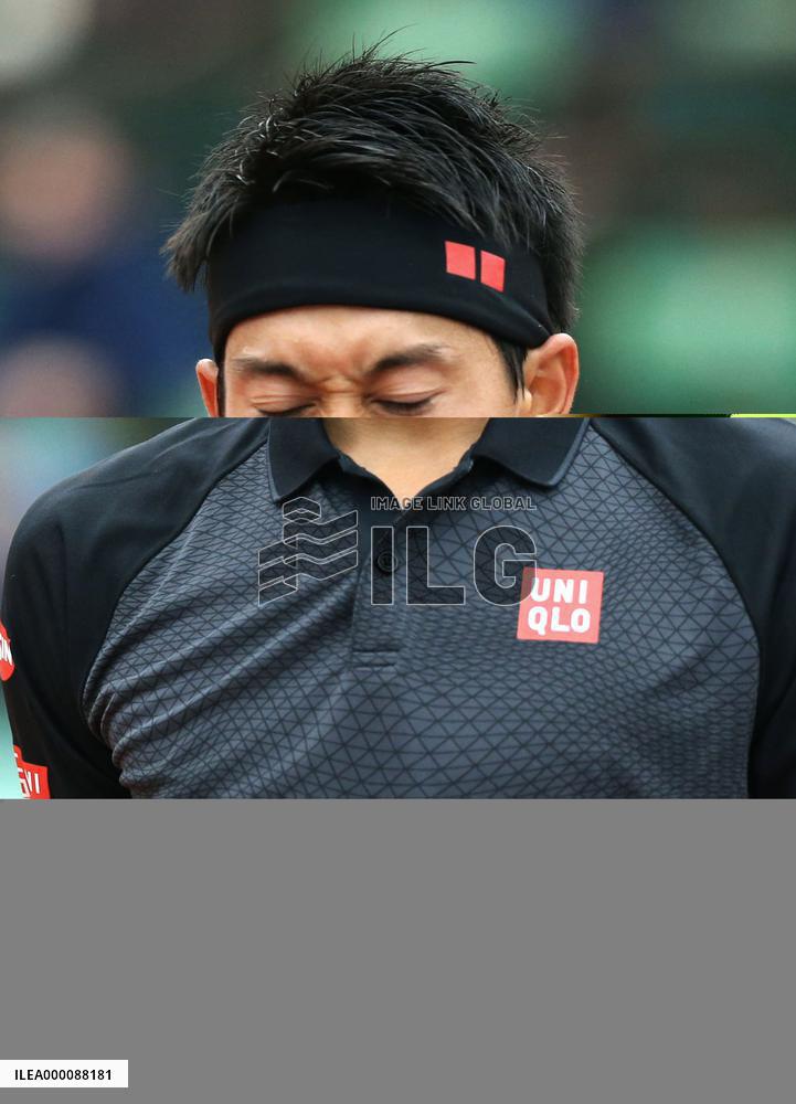 Nishikori defeated in French Open 4th round