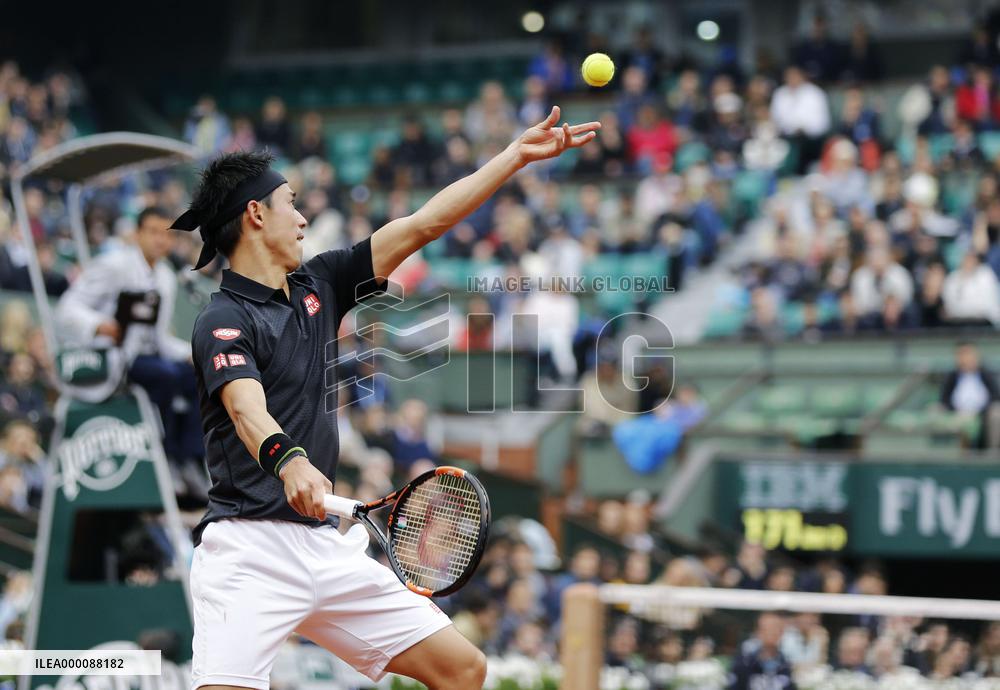 Nishikori defeated in French Open 4th round