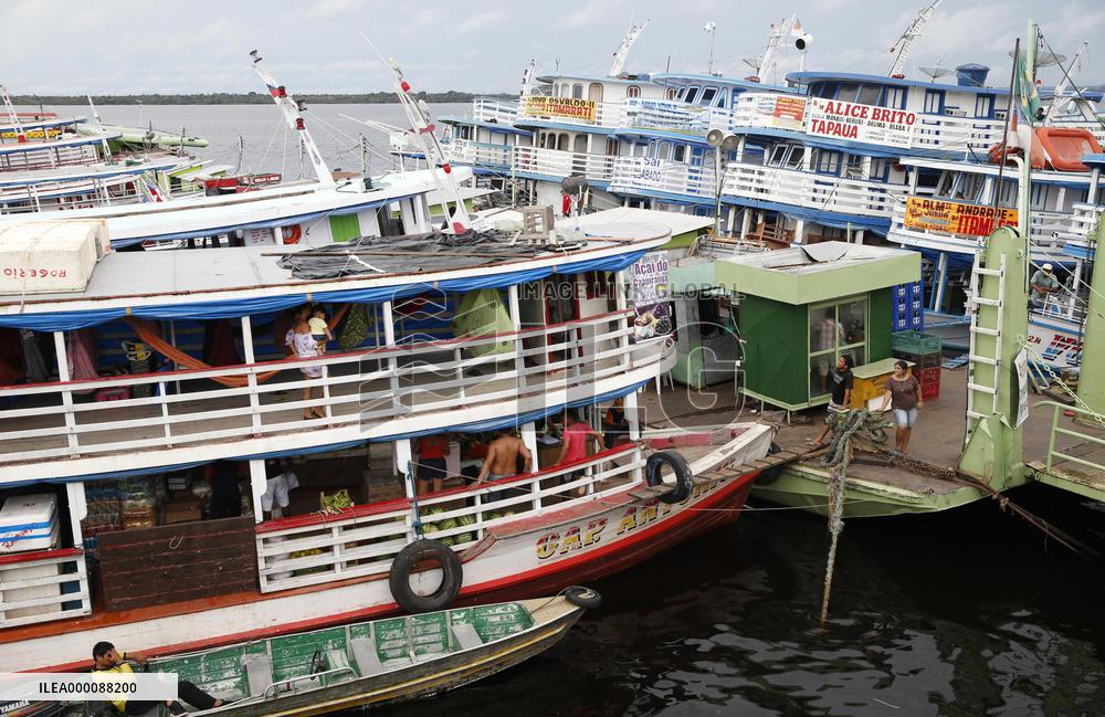 Manaus, big city in middle of Amazon rainforest
