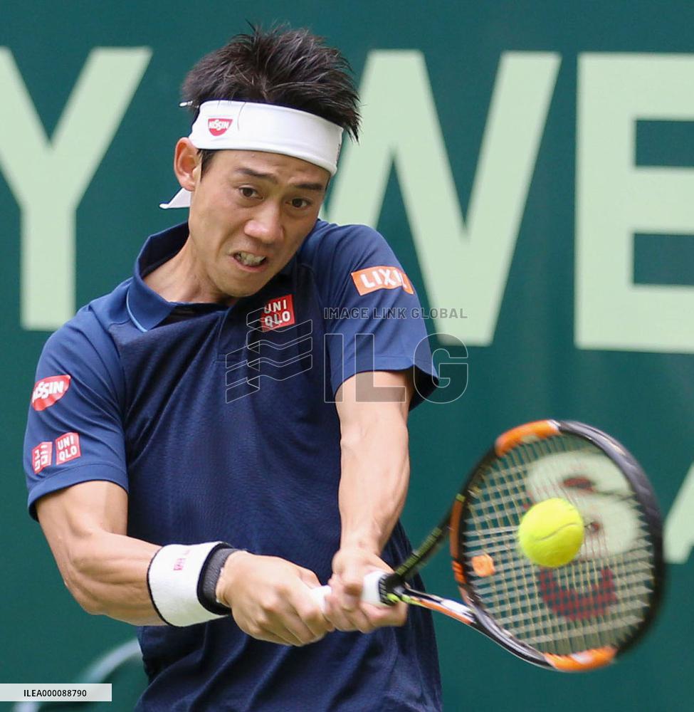 Nishikori advances to Gerry Weber Open 2nd round