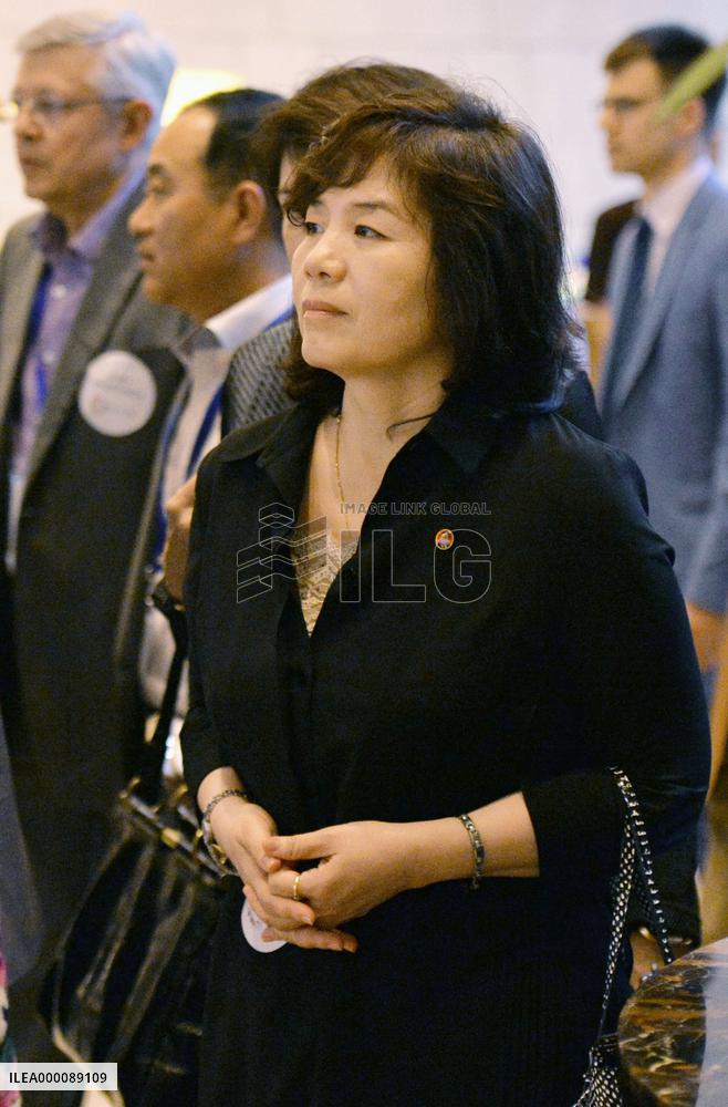 N. Korean official attend reception for security forum