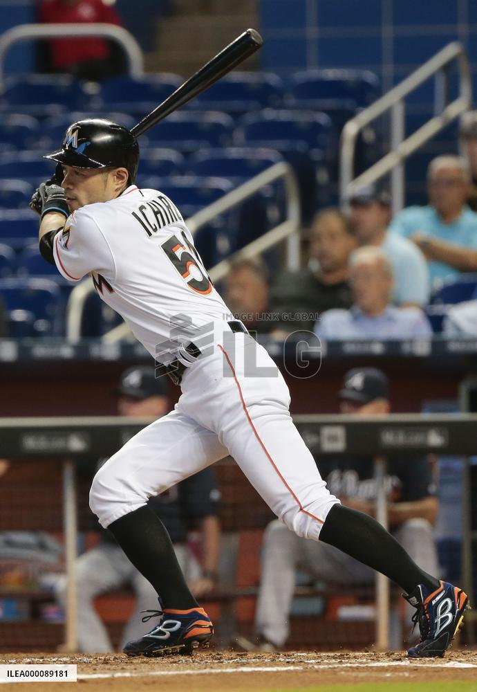 Ichiro goes 1-for-4 against Braves