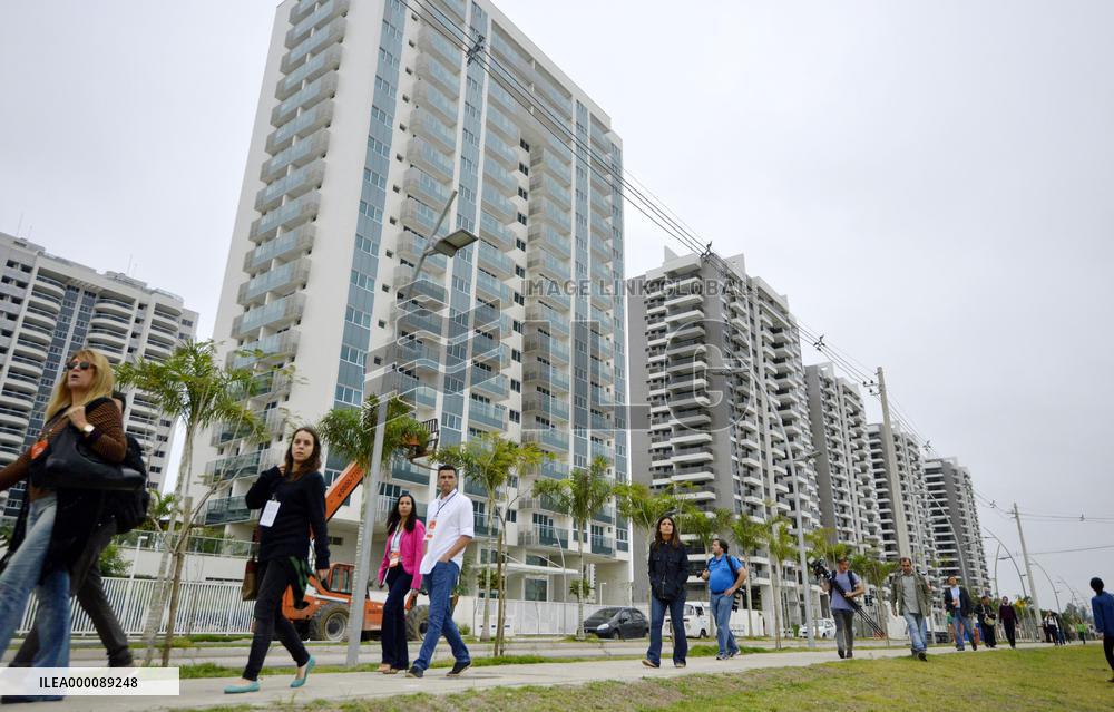 Rio's Olympic village unveiled to press