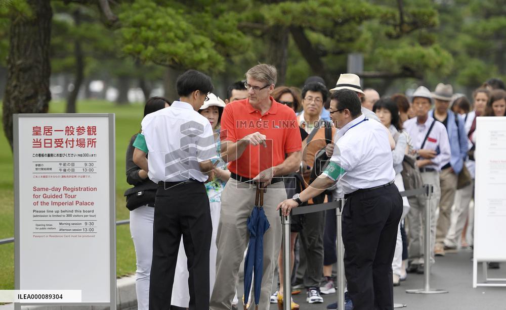 Imperial Palace tour now available without prior reservation