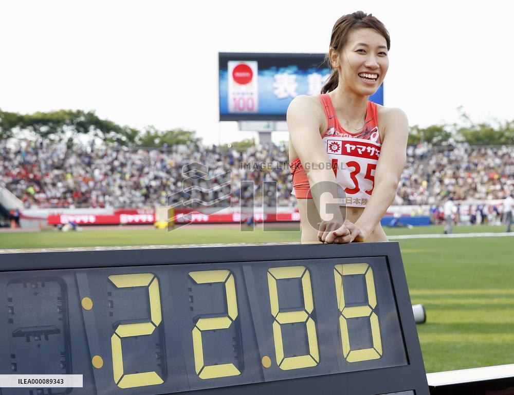 Sprint queen Fukushima completes national title double