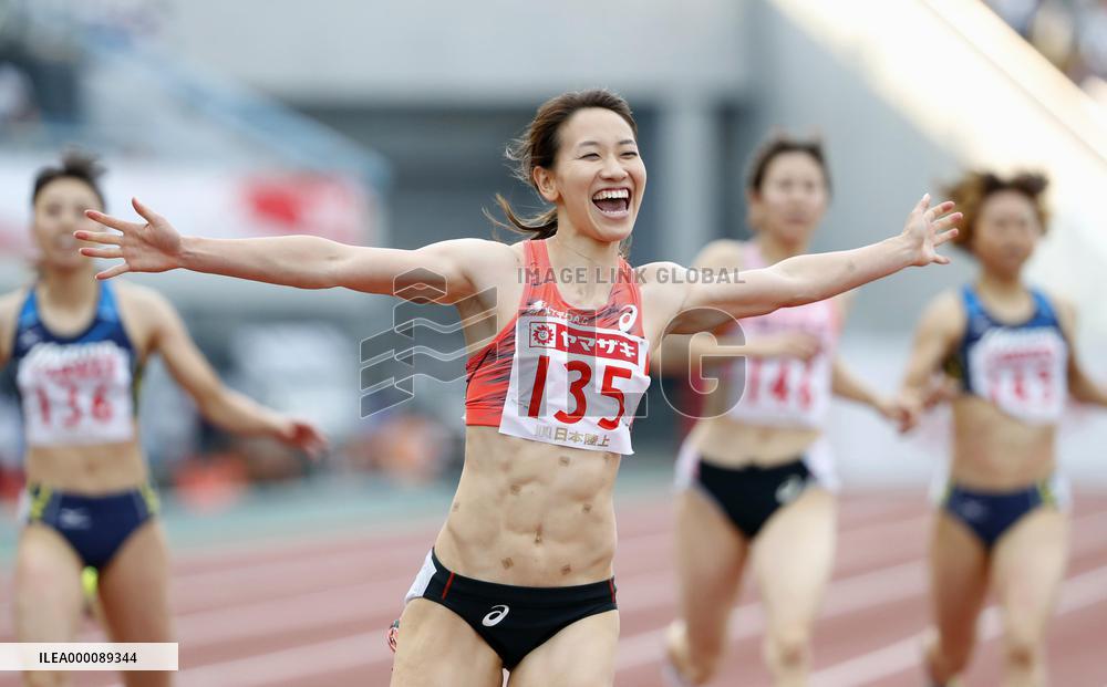 Sprint queen Fukushima completes national title double