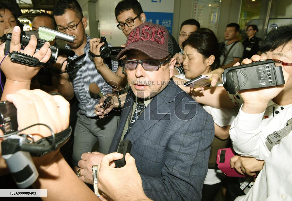 Japanese chef for late N. Korean leader returns from Pyongyang