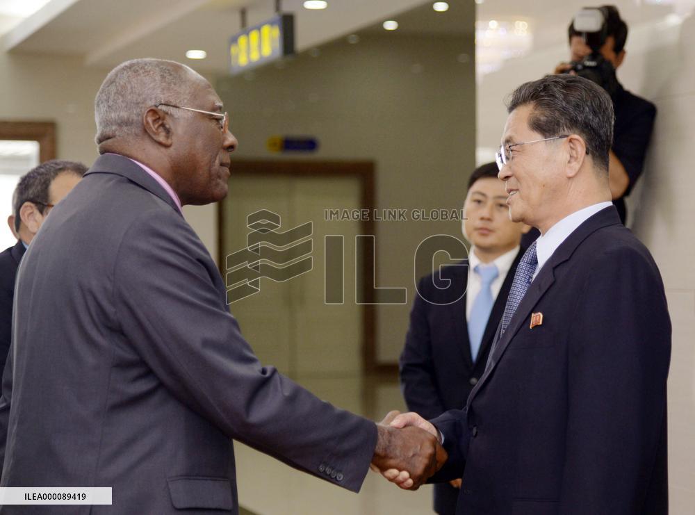 Cuban leader's special envoy arrives in N. Korea