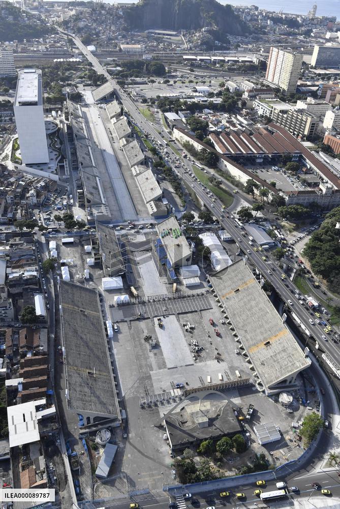 Aerial photo of Rio de Janeiro Olympics facility