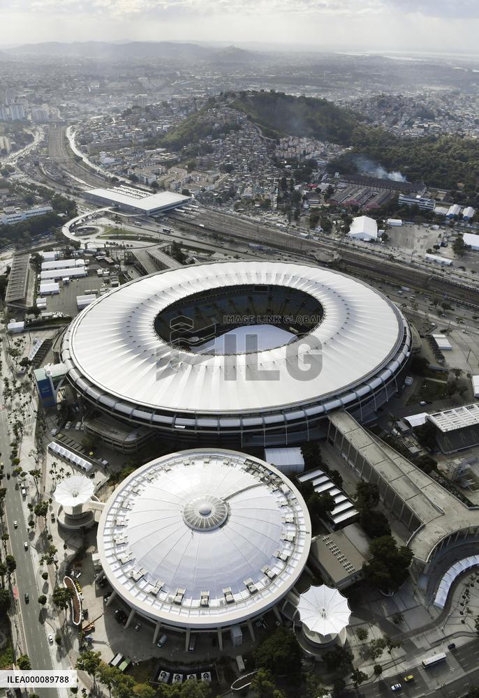 Aerial photo of Rio de Janeiro Olympics facilities