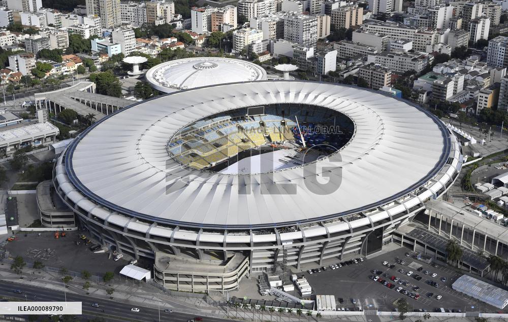 Aerial photo of Rio de Janeiro Olympics facility