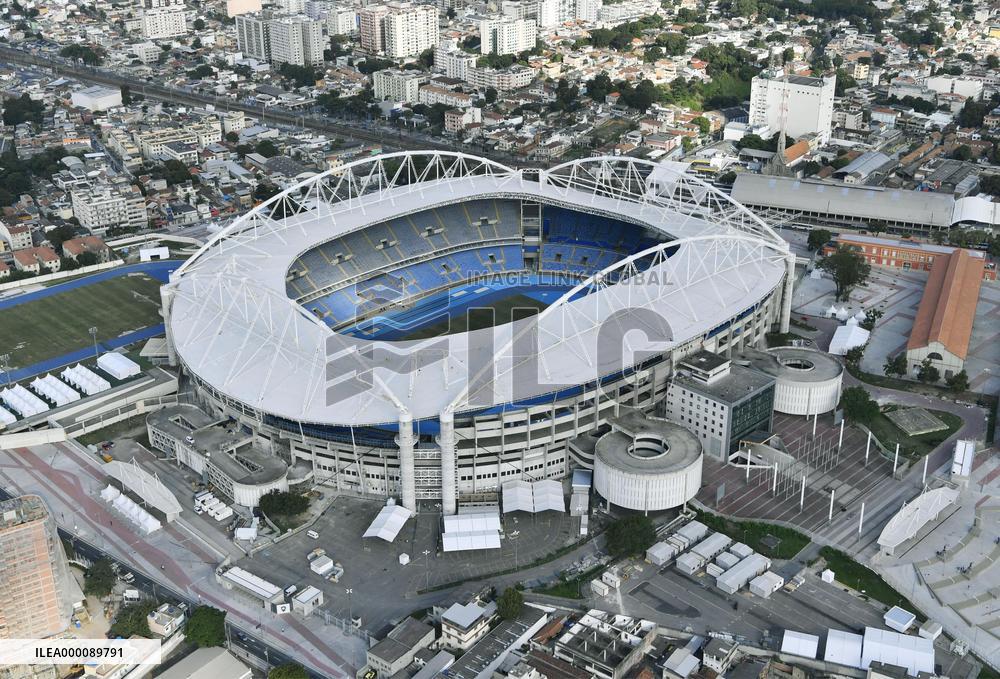 Aerial photo of Rio de Janeiro Olympics facility