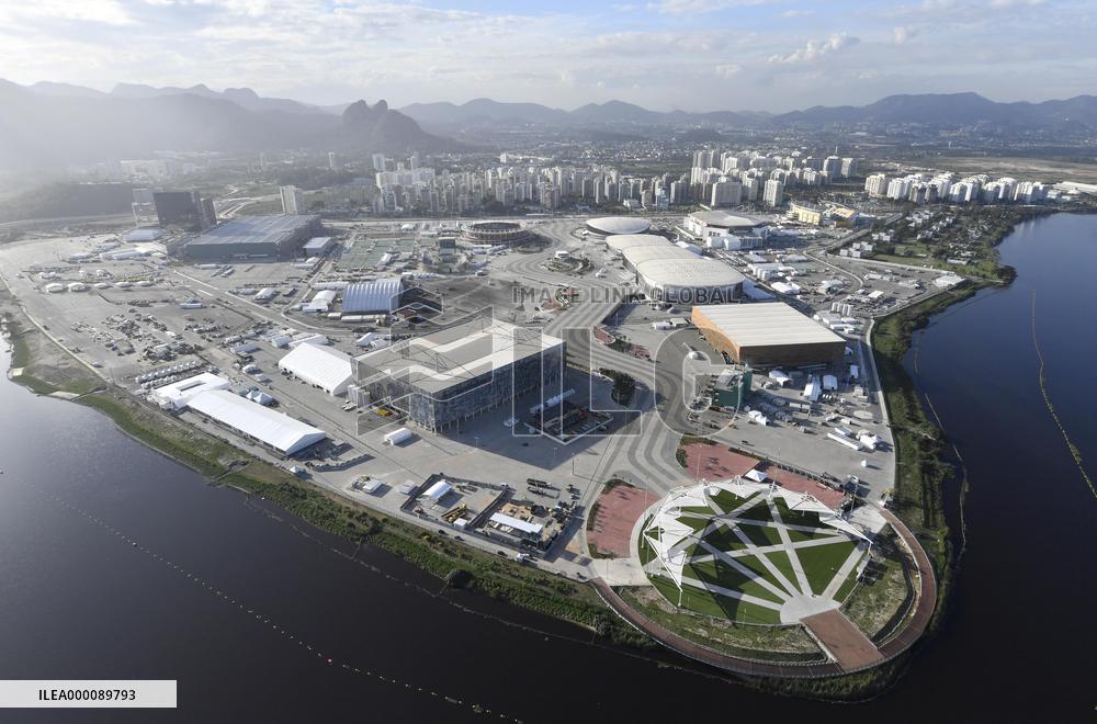 Aerial photo of Rio de Janeiro Olympics facility