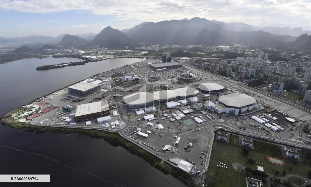Aerial photo of Rio de Janeiro Olympics facility