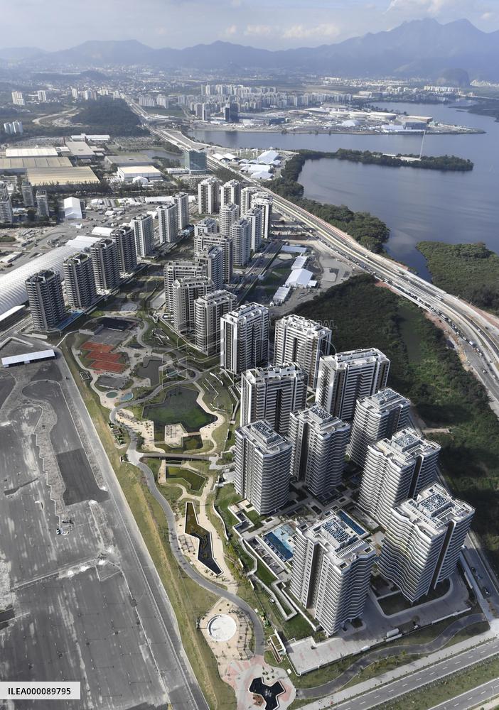 Aerial photo of Rio de Janeiro Olympics facility