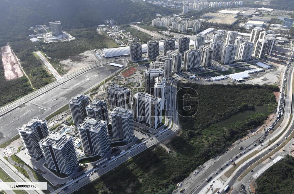 Aerial photo of Rio de Janeiro Olympics facility