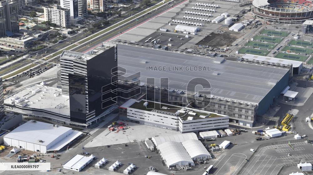 Aerial photo of Rio de Janeiro Olympics facility