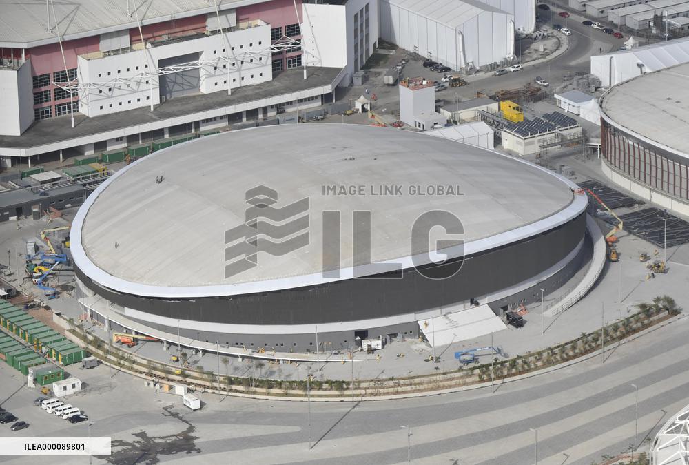 Aerial photo of Rio de Janeiro Olympics facility