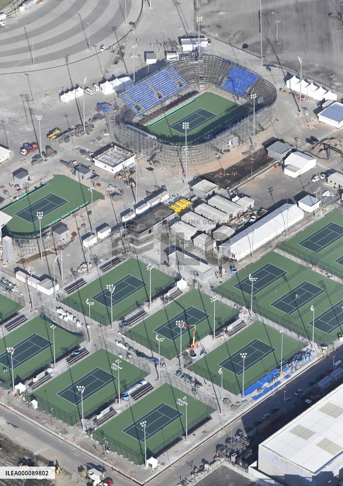 Aerial photo of Rio de Janeiro Olympics facility