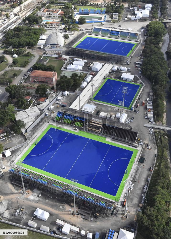 Aerial photo of Rio de Janeiro Olympics facility