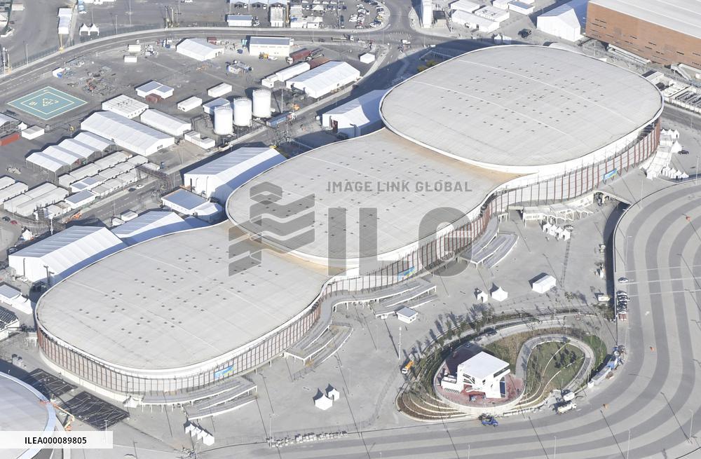 Aerial photo of Rio de Janeiro Olympics facility