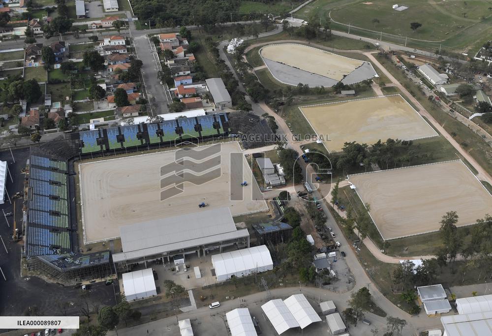 Aerial photo of Rio de Janeiro Olympics facility