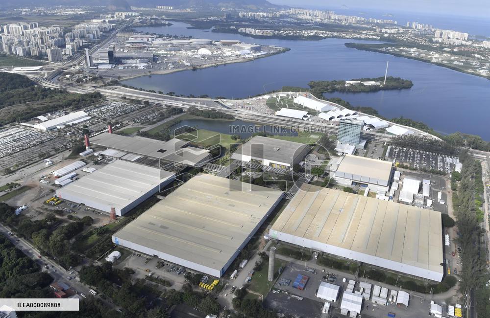 Aerial photo of Rio de Janeiro Olympics facility