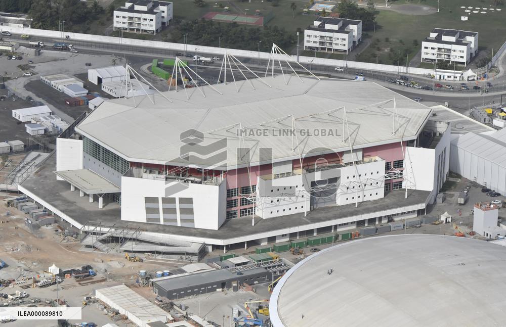 Aerial photo of Rio de Janeiro Olympics facility