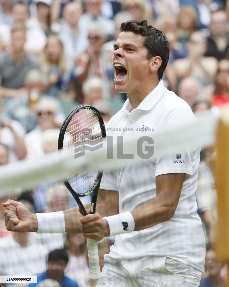 Raonic advances to Wimbledon final