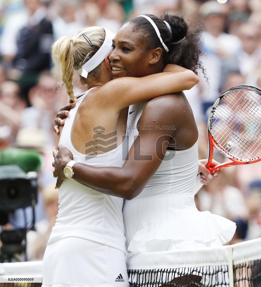 S. Williams defeats Kerber to win seventh Wimbledon title