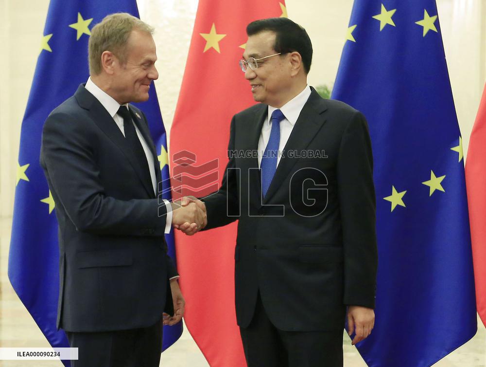 EC's Tusk calls on China to protect rule-based int'l order