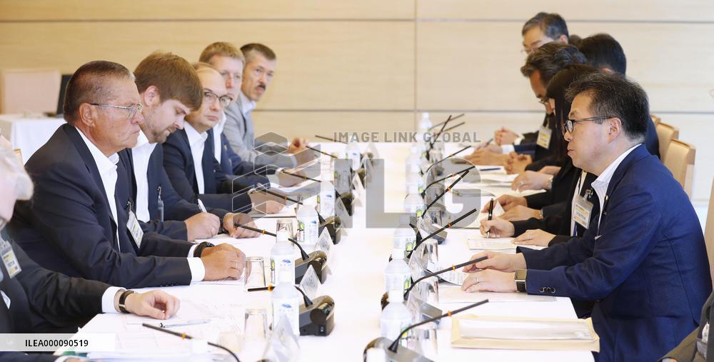 Russian economic development minister in Tokyo